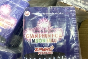Hà Nội thu giữ 1.459 ống phóng pháo hoa không rõ nguồn gốc