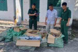 Biên phòng Quảng Ninh: Bắt giữ đối tượng vận chuyển hàng hóa trái phép ở khu vực biên giới