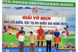 Thanh Hoá xếp thứ 3 toàn đoàn vật tự do nữ tại giải vô địch quốc gia 2023