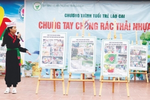 Tuổi trẻ Lào Cai chung tay chống rác thải nhựa năm 2023
