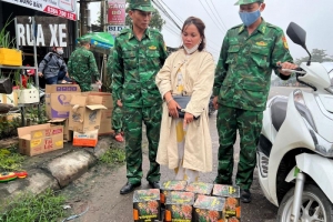 Biên phòng Quảng Trị bắt giữ 02 vụ vận chuyển 60 kg pháo nổ trái phép