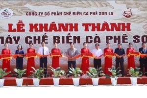Chủ tịch Quốc hội Vương Đình Huệ dự Lễ khánh thành Nhà máy chế biến cà phê Sơn La