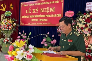 Kỷ niệm 40 năm ngày thành lập đồn Biên phòng Tả Gia Khâu