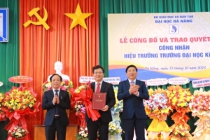 Trường ĐH Kinh tế-ĐH Đà Nẵng có tân hiệu trưởng