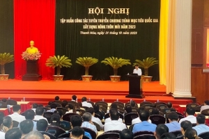 Tập huấn công tác tuyên truyền Chương trình Mục tiêu Quốc gia xây dựng nông thôn mới