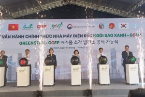 Bắc Ninh: Chính thức vận hành Nhà máy điện rác Ngôi Sao Xanh - GCEP