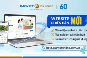 Bảo hiểm Bảo Việt ra mắt giao diện website mới phiên bản beta tối ưu trải nghiệm người dùng