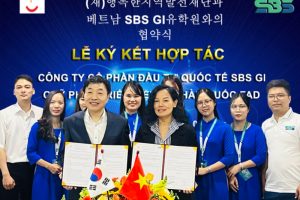 Lễ ký kết hợp tác giữa Công ty Cổ Phần Đầu Tư Quốc Tế SBS GI và Quỹ Phát Triển Vùng Hạnh Phúc FAD