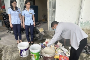 Tiêu hủy hơn 500 sản phẩm thực phẩm nhập lậu