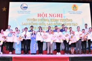 Bình Dương tuyên dương 253 công nhân lao động giỏi, sáng tạo