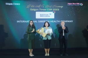 Siberian Wellness tiếp tục được vinh danh “Doanh nghiệp vì cộng đồng – Saigon Times CSR 2023”
