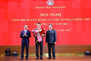 Trao quyết định của Thủ tướng bổ nhiệm Phó Tổng Thanh tra Chính phủ