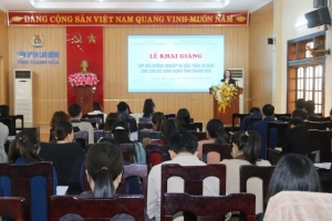 Thanh Hóa bồi dưỡng nghiệp vụ đấu thầu cơ bản cho cán bộ công đoàn