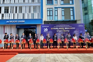 Ngân hàng Woori Việt Nam khai trương chi nhánh tại Khu đô thị Starlake