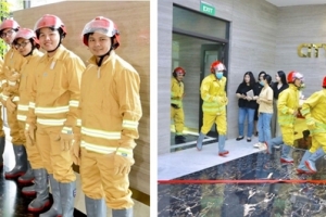 CityLand diễn tập phương án chữa cháy và cứu nạn, cứu hộ