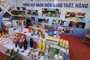 Độc đáo gian hàng triển lãm Hàng thật – Hàng giả tại Hội chợ Công Thương vùng Đồng bằng Sông Hồng - Hải Phòng năm 2023