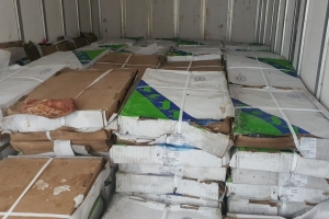 Xử phạt đối tượng kinh doanh 5,6 tấn dạ dày lợn đông lạnh nhập lậu