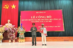 Đại tá Nguyễn Đức Hải được bổ nhiệm giữ chức vụ Giám đốc Công an tỉnh Quảng Trị