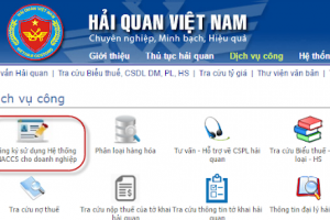 Hệ thống VNACCS đã hoạt động bình thường