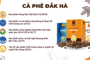 Cà phê Đắk Hà (DakHa Coffee) – thương hiệu Vàng vì sức khỏe cộng đồng