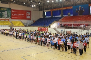 Hơn 1.200 VĐV tranh tài 05 môn thi đấu Hội khỏe Phù Đổng tỉnh Thanh Hóa lần thứ XI