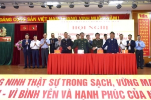 Hội nghị tăng cường phối hợp trong công tác phòng chống tội phạm và vi phạm pháp luật trên tuyến biên giới, cửa khẩu và trên biển