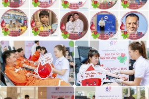 Tuần lễ hồng EVN lần thứ IX đóng góp 9.869 đơn vị máu