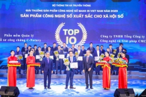 C-Notary được vinh danh TOP 10 giải thưởng Make in Vietnam 2023