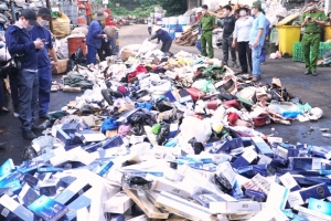 Đà Nẵng tổ chức tiêu hủy gần 40.000 sản phẩm hàng hóa giả mạo thương hiệu