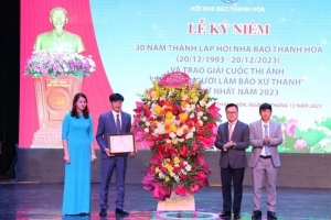 Kỷ niệm 30 năm Hội Nhà báo Thanh Hóa
