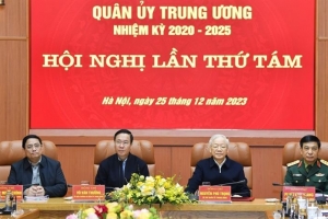 Tổng Bí thư Nguyễn Phú Trọng chủ trì Hội nghị Quân uỷ Trung ương lần thứ tám