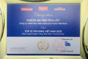 Fubon Life Việt Nam nhận giải thưởng “Tin & Dùng 2023”