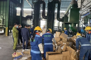 Bắc Ninh: Tiêu hủy hơn 15.000 sản phẩm hàng hóa nhập lậu, không rõ nguồn gốc xuất xứ trị giá trên 4 tỷ đồng