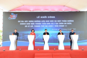 TP. Hạ Long: Khởi công 02 tuyến đường với tổng mức đầu tư gần 900 tỷ đồng