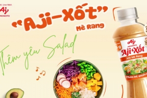 Xốt mè rang “Aji-xốt" (Ajinomoto) - lựa chọn mới cho tín đồ mê rau