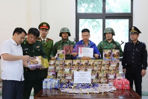 Bắt giữ lái xe vận chuyển đạn, pháo hoa nổ từ Lào về Việt Nam