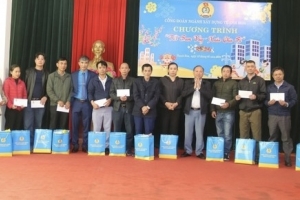 Tết sum vầy - Xuân chia sẻ” năm 2024 cho đoàn viên, người lao động ngành xây dựng Thanh Hóa