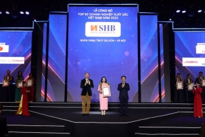 SHB 05 năm liên tiếp được vinh danh “TOP 50 doanh nghiệp xuất sắc nhất Việt Nam”