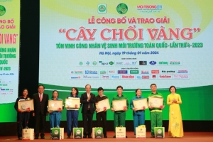 Lễ trao giải Cây chổi vàng- Tôn vinh công nhân vệ sinh môi trường lần thứ 4-2023