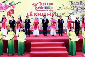 Đà Nẵng: Khai mạc Hội chợ Xuân 2024