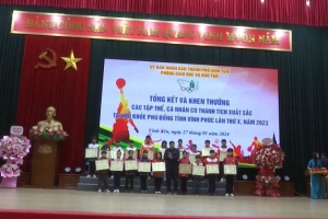 Vĩnh Yên: Khen thưởng các tập thể, cá nhân có thành tích xuất sắc tại Hội khỏe Phù Đổng
