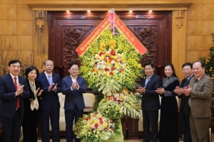 Lãnh đạo tỉnh Bắc Ninh thăm, chúc Tết tỉnh Bắc Giang