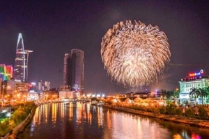 TP. Hồ Chí Minh sẽ bắn pháo hoa tại 11 điểm trong đêm giao thừa