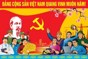 'Cuộc sống lớn có đôi mắt Đảng; mỗi bước đi gần, nâng ước mơ xa'