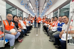 17 đoàn tàu tuyến metro Bến Thành - Suối Tiên chạy thử nghiệm xuyên Tết