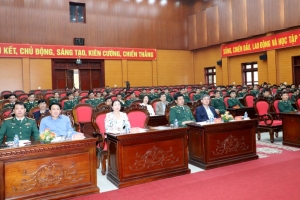 Công bố quyết định về tổ chức, nhân sự Bộ Chỉ huy Quân sự tỉnh