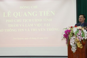 Thái Nguyên: Tiếp tục đẩy mạnh triển khai các nhiệm vụ về chuyển đổi số năm 2024