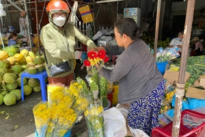 Hậu Giang: Thị trường Rằm tháng Giêng sôi động
