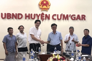 Đắk Lắk: Huyện Cư M’gar và Công ty Endo Seian Nhật Bản hợp tác trồng đậu đỏ