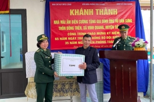 Hải Phòng: Tiếp tục chương trình nhà Mái ấm biên cương